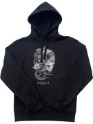 RUSSELL HOODIE GRAPHIC ΜΑΥΡΟ UNISEX PRE OWNED XS