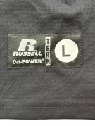 RUSSELL ΜΠΛΟΥΖΑ ΜΕ ΜΙΣΟ ΦΕΡΜΟΥΑΡ SPORTSWEAR ΜΑΥΡΗ ΑΝΤΡΙΚΟ PRE OWNED L