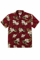 RXS CAMICIA TROPICAL ROSSO UOMO PRE OWNED XL