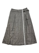 S MaxMara Grey Wool Blend Midi Skirt Women’s Size L