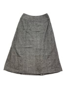 S MaxMara Grey Wool Blend Midi Skirt Women’s Size L
