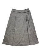 S MaxMara Grey Wool Blend Midi Skirt Women’s Size L
