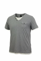 S OLIVER T SHIRT VINTAGE GREY MEN M pre-owned