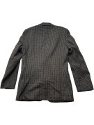 90S YSL BLAZER VINTAGE PLAID GREY MENS PRE OWNED