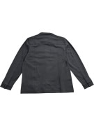 Giacca Saluzzo casual stile italiano con logo nera da uomo L