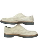 SALVATORE FERRAGAMO LOAFERS CLASSIC CREAM MENS PRE OWNED EU47