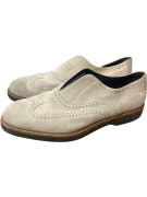 SALVATORE FERRAGAMO LOAFERS CLASSIC CREAM MENS PRE OWNED EU47