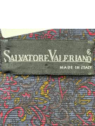 SALVATORE VALERIANO NECKTIE PAISLEY NAVY MENS PRE OWNED