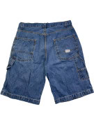 SAVIETOUS ΒΕΡΜΟΥΔΑ DENIM CARPENTER WORKWEAR WASHED BLUE ΑΝΤΡΙΚΟ PRE OWNED L