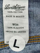 SAVIETOUS ΒΕΡΜΟΥΔΑ DENIM CARPENTER WORKWEAR WASHED BLUE ΑΝΤΡΙΚΟ PRE OWNED L