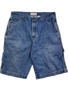 SAVIETOUS ΒΕΡΜΟΥΔΑ DENIM CARPENTER WORKWEAR WASHED BLUE ΑΝΤΡΙΚΟ PRE OWNED L
