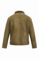 1980s SHEARLING ΔΕΡΜΑΤΙΝΟ ΜΠΟΥΦΑΝ ΜΠΟΥΚΛΕ ΚΑΦΕ ΑΝΤΡΙΚΟ PRE OWNED L