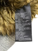 Schott N.Y.C. Cardigan lavorato a maglia con bottoni toggle foderato in sherpa grigio da uomo S