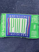 SERGIO TACCHINI ΑΜΑΝΙΚΗ ΜΠΛΟΥΖΑ POLO 90s EMBROIDERED LOGO ΜΠΛΕ ΣΚΟΥΡΟ ΓΥΝΑΙΚΕΙΑ L