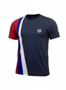 Sergio Tacchini Αθλητικό T-Shirt Retro Logo Πολύχρωμο Ανδρικό M