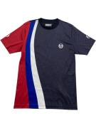 Sergio Tacchini Αθλητικό T-Shirt Retro Logo Πολύχρωμο Ανδρικό M