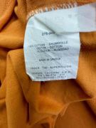 SERGIO TACCHINI POLO SHIRT EMBROIDERED LOGO ORANGE UNISEX XL
