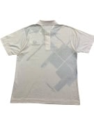 SERGIO TACCHINI POLO VINTAGE CON GRAFICA BIANCA UNISEX L