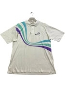 SERGIO TACCHINI POLO VINTAGE WAVE GRAPHIC BIANCA UNISEX L