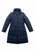 SERGIO TACCHINI Puffer Coat Vintage Logo Navy Blue Women’s XL