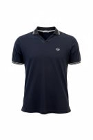 SERGIO TACCHINI POLO SHIRT MINIMAL NAVY ΑΝΤΡΙΚΟ PRE OWNED L