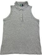 Sergio Tacchini Polo Sleeveless T-Shirt Classic Logo Γκρι ΓΥΝΑΙΚΕΙΟ M