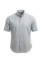 SERGIO TACCHINI Πουκάμισο Κοντομάνικο VINTAGE Λογότυπο Striped Γαλάζιο/Λευκό Ανδρικό L