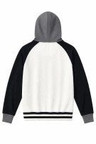 SERGIO TACCHINI ZIP HOODIE SPORTSWEAR ΛΕΥΚΟ ΜΑΥΡΟ ΓΚΡΙ ΑΝΤΡΙΚΟ PRE OWNED L