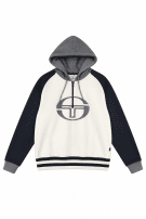 SERGIO TACCHINI ZIP HOODIE SPORTSWEAR ΛΕΥΚΟ ΜΑΥΡΟ ΓΚΡΙ ΑΝΤΡΙΚΟ PRE OWNED L