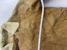 1978 SHEARLING ΔΕΡΜΑΤΙΝΟ ΜΠΟΥΦΑΝ ΒΙΝΤΑΤΖ ΚΑΦΕ ΑΝΤΡΙΚΟ PRE OWNED L