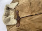 1978 SHEARLING ΔΕΡΜΑΤΙΝΟ ΜΠΟΥΦΑΝ ΒΙΝΤΑΤΖ ΚΑΦΕ ΑΝΤΡΙΚΟ PRE OWNED L