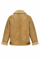 1978 SHEARLING ΔΕΡΜΑΤΙΝΟ ΜΠΟΥΦΑΝ ΒΙΝΤΑΤΖ ΚΑΦΕ ΑΝΤΡΙΚΟ PRE OWNED L