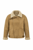 1978 SHEARLING ΔΕΡΜΑΤΙΝΟ ΜΠΟΥΦΑΝ ΒΙΝΤΑΤΖ ΚΑΦΕ ΑΝΤΡΙΚΟ PRE OWNED L