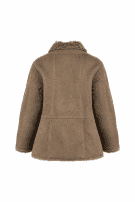 SHEARLING JACKET BEIGE WOMENS PRE OWNED M