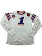 Sinclair Motor Oil Vintage Racing Long Sleeve T-Shirt Number 1 White Men’s L