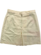 SISLEY VINTAGE MINI SKIRT WITH FRONT SLIT BEIGE WOMENS S