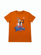 SPACE JAM T SHIRT GRAPHIC ORANGE UNISEX PRE OWNED M