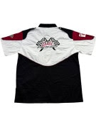 SPEED ZONE RACE GEAR SHORT SLEEVE SHIRT RACING BLACK RED WHITE MENS PRE OWNED L