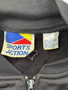 SPORTS ACTION GIACCA TRACK VINTAGE NERA UOMO PRE OWNED XL