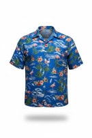 SSLR CAMICIA ALOHA BLU UOMO PRE OWNED XL