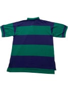 St. John’s Bay Striped Polo Shirt Blue-Green