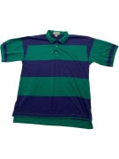 St. John’s Bay Striped Polo Shirt Blue-Green