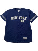 STARDOM BASEBALL SHIRT COLLEGIATE BLUE MEN PRE OWNED XL