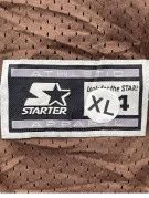 STARTER MAGLIA FOOTBALL SPORTSWEAR MARRONE UOMO PRE OWNED XL