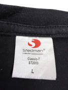 T-shirt grafica Stedman con stampa Wolverine nera da uomo L