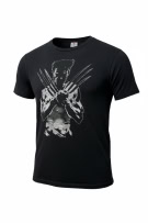 T-shirt grafica Stedman con stampa Wolverine nera da uomo L