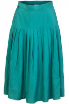 STEFANEL ΦΟΥΣΤΑ ΜΑΞΙ RETRO PLEATED ΤΥΡΚΟΥΑΖ ΓΥΝΑΙΚΕΙΑ XS