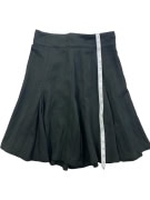 STEFANEL GONNA MINI VINTAGE SVASATA SENZA LOGO NERA DONNA S