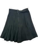 STEFANEL GONNA MINI VINTAGE SVASATA SENZA LOGO NERA DONNA S