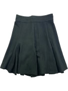 STEFANEL GONNA MINI VINTAGE SVASATA SENZA LOGO NERA DONNA S